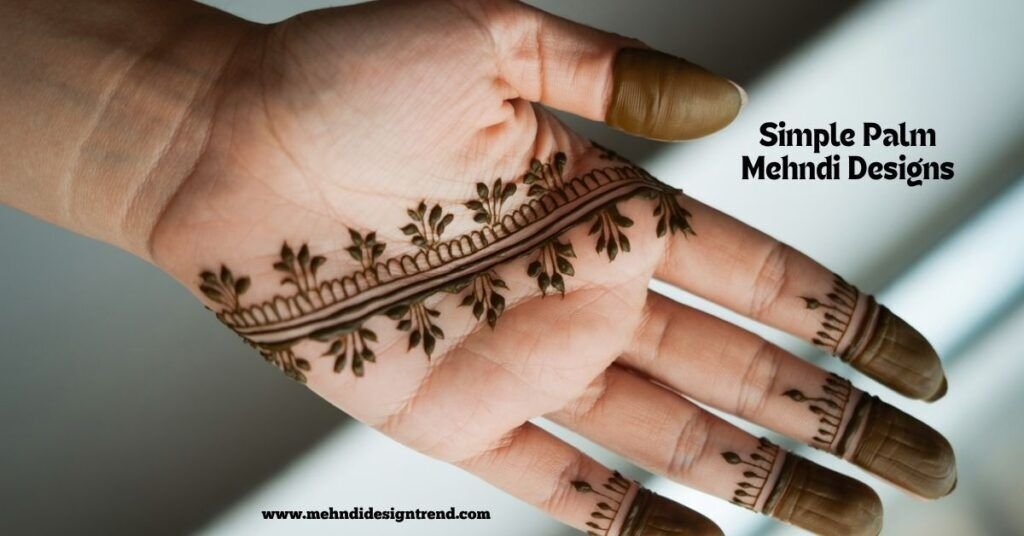 Full Palm Mehndi Design idea