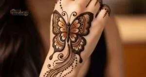 Butterfly Mehndi Design idea