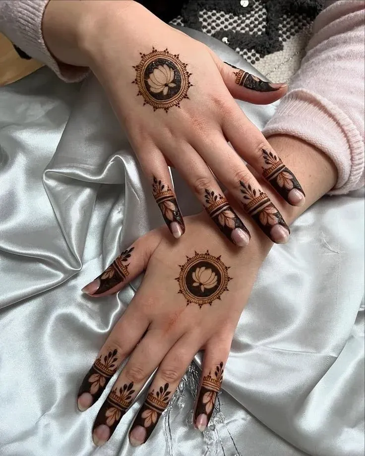 Simple Mehndi Design Images idea