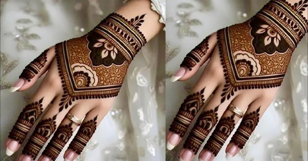 Pakistani Tikki Mehndi Design idea
