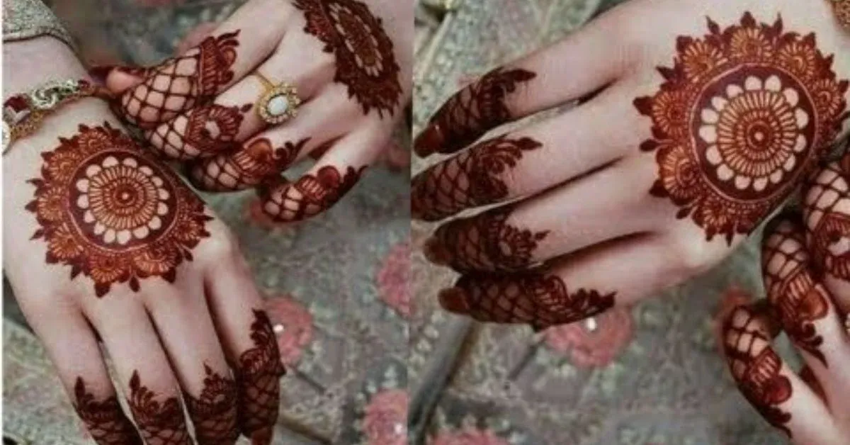 Pakistani Tikki Mehndi Design idea